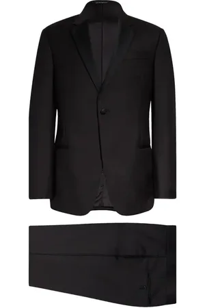 Emporio Armani Trim Fit Wool Tuxedo in at Nordstrom, Size 44 Us