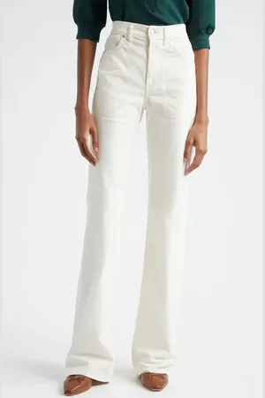 VERONICA BEARD Crosbie High Waist Cotton Corduroy Wide Leg Pants in at Nordstrom, Size 31