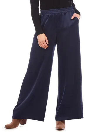 Karen Kane Satin Wide Leg Pants in at Nordstrom, Size Large