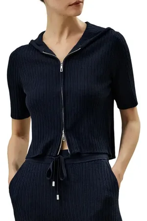 Lilysilk Oasis Knit Hoodie in at Nordstrom, Size Large