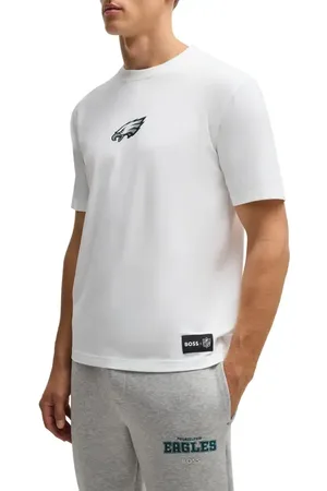 HUGO BOSS X NFL Stretch Cotton Graphic T-Shirt in at Nordstrom, Size Xx-Large