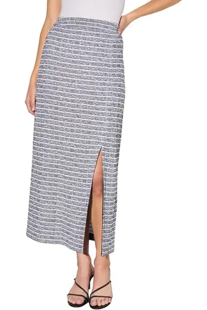 Ming Wang Heritage Fit Textured Knit Maxi Skirt in at Nordstrom, Size X-Small