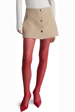 MANGO Button Detail Cotton Blend Tweed Miniskirt in at Nordstrom, Size 2