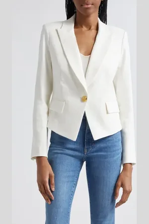 VERONICA BEARD Hosanna Linen Blend Dickey Jacket in at Nordstrom, Size 00