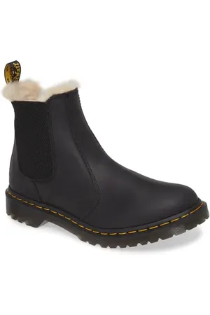 Dr. Martens 2976 Faux Shearling Chelsea Boot in at Nordstrom, Size 5Us