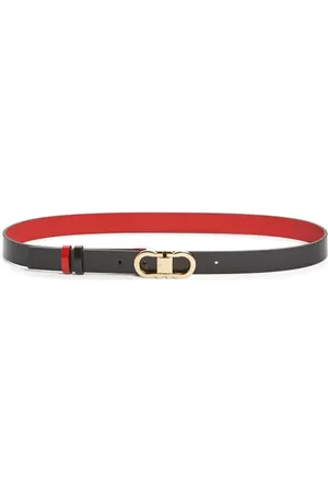 Salvatore Ferragamo Double Gancio Reversible Leather Belt in at Nordstrom, Size 75