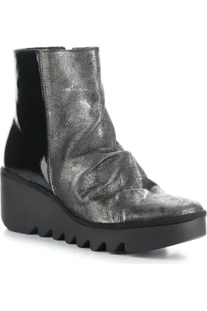 Fly London Baan Platform Wedge Bootie in at Nordstrom, Size 6-6.5Us