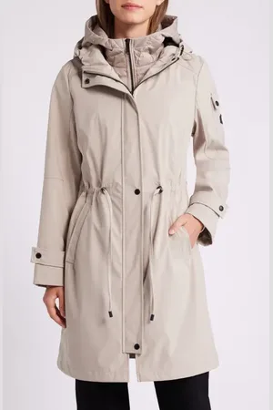 Sam Edelman Hooded Longline Parka in at Nordstrom, Size X-Small