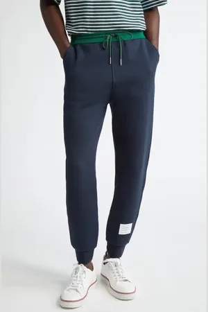 Thom Browne Colorblock Cotton Joggers in at Nordstrom, Size 0