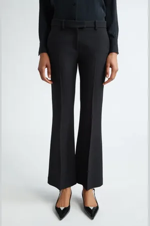 Michael Kors Haylee Crepe Flare Leg Trousers in at Nordstrom, Size 14