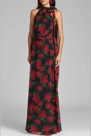 Sachin & Babi Kayla Floral Halter Gown in at Nordstrom, Size 12