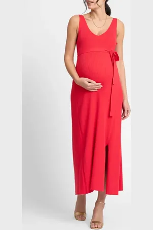 Séraphine Rib Maternity/Nursing Midi Sweater Dress in at Nordstrom, Size X-Small