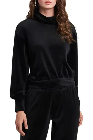1. STATE Cowl Neck Velour Top in at Nordstrom, Size X-Small