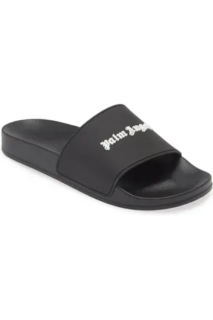 Palm Angels Essential Logo Pool Slide Sandal in at Nordstrom, Size 7Us