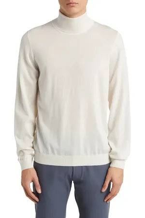HUGO BOSS Musso Virgin Wool Turtleneck Sweater in at Nordstrom, Size Small
