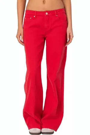 Edikted Roman Flare Jeans in at Nordstrom, Size X-Small