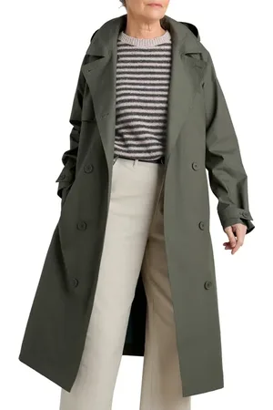 Seasalt Cornwall Penweathers Waterproof Trench Coat in at Nordstrom, Size 6 Us