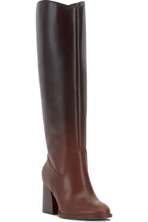 Vince Camuto Leila Block Heel Knee High Boot in at Nordstrom, Size 10 Regular Calf