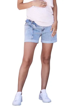 Angel Maternity Maternity Denim Shorts in at Nordstrom, Size X-Small