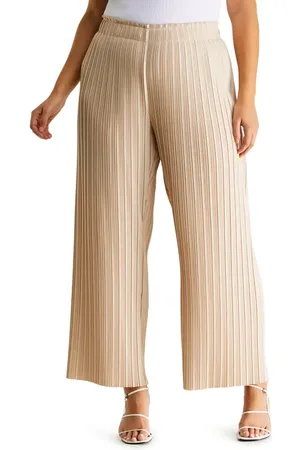 Estelle Vespa Pleated Wide Leg Pants in at Nordstrom, Size 4X