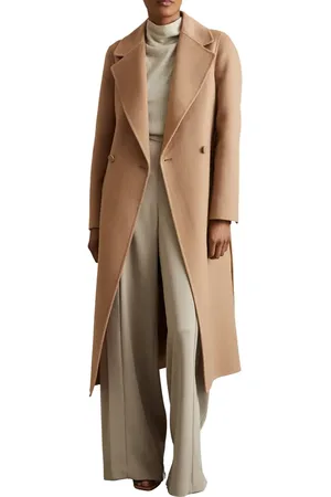 Reiss Lucia Belted Wool Blend Coat in at Nordstrom, Size 0