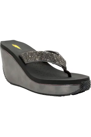 Volatile Glimpse Wedge Flip Flop in at Nordstrom, Size 10