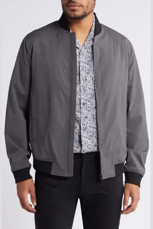 THEORY Brenton Stretch Nylon Bomber Jacket in at Nordstrom, Size X-Large
