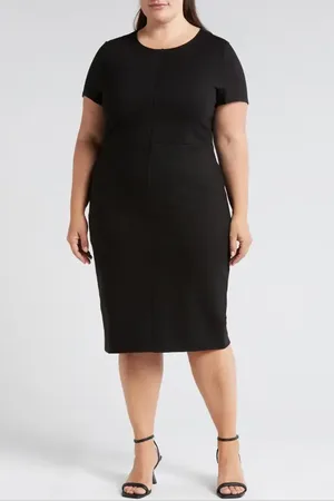 UNIVERSAL STANDARD Executive Stretch Ponte Dress in at Nordstrom, Size Xs