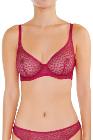 Huit Daisy Cerise Underwire Bra in at Nordstrom, Size 36C