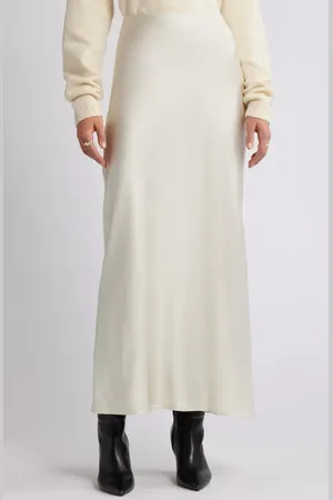 Open Edit Bias Cut Maxi Skirt in at Nordstrom, Size X-Large