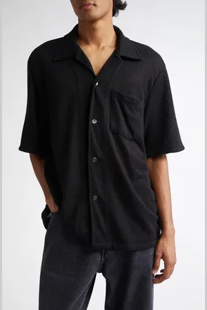 OUR LEGACY Boxy Boucl?? Button-Up Shirt in at Nordstrom, Size 36 Us