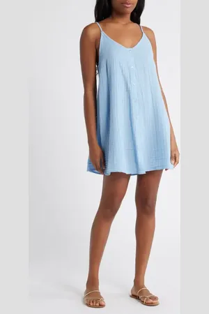 Rip Curl Premium Surf Cotton Gauze Minidress in at Nordstrom, Size X-Large