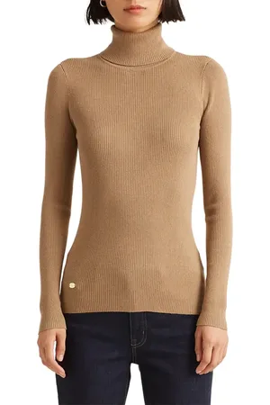 Ralph Lauren Ribbed Turtleneck Sweater in at Nordstrom, Size Medium