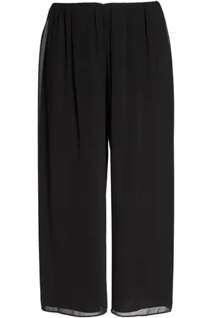 Alex Evenings Wide Leg Chiffon Pants in at Nordstrom, Size 1X