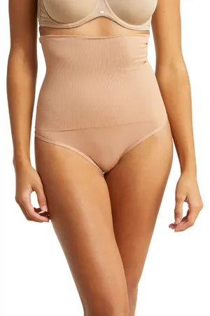 Shapermint Essentials High Waist Shaper Thong in at Nordstrom, Size Xx-Large