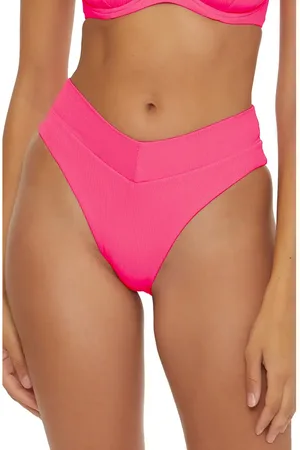 BECCA Modern Edge High Waist Bikini Bottoms in at Nordstrom, Size X-Small