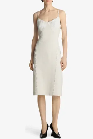 ST. JOHN Metallic Tweed & Guipure Lace Cocktail Dress in at Nordstrom, Size 10