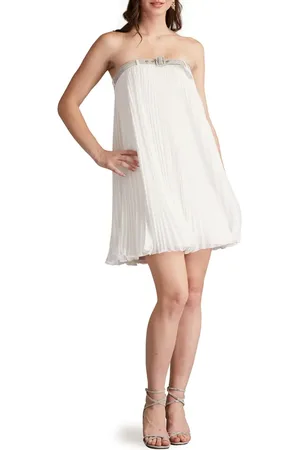Tadashi Shoji Belted Strapless Dress in at Nordstrom, Size 0