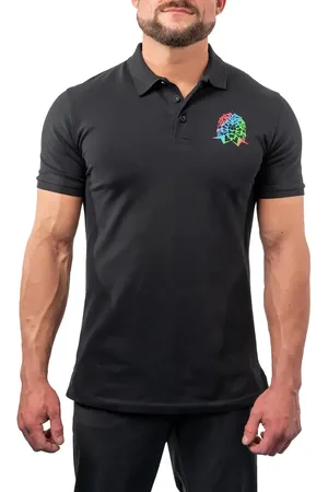 Maceoo Cotton Graphic Polo in at Nordstrom, Size 2