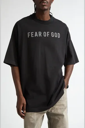 FEAR OF GOD Oversize Logo Graphic T-Shirt in at Nordstrom, Size Small