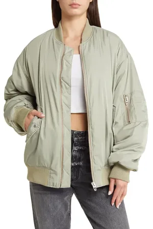 BLANK NYC Oversize Bomber Jacket in at Nordstrom, Size Small