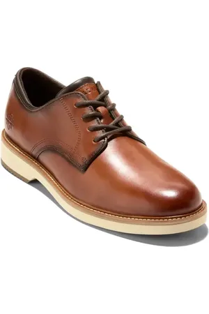 Cole Haan American Classics Montrose Plain Toe Derby in Ch British Tan /Angora at Nordstrom, Size 7