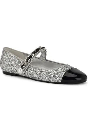 Nine West Platy Cap Toe Mary Jane Flat in at Nordstrom, Size 8.5