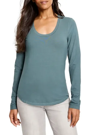 NZT by NIC+ZOE Scoop Neck Long Sleeve T-Shirt in at Nordstrom, Size Small
