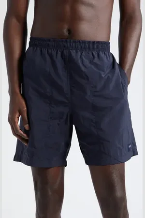 Noah NYC Core Logo Patch Swim Trunks in at Nordstrom, Size Small