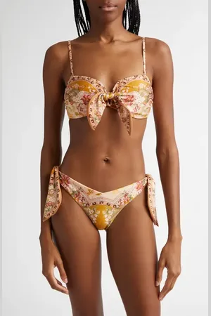ZIMMERMANN Wylie Scarf Tie Two-Piece Swimsuit in at Nordstrom, Size 1