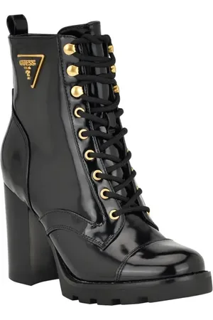 Guess Neadyn Lace-Up Bootie in at Nordstrom, Size 6
