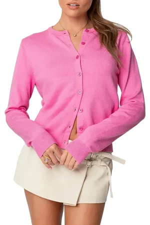 Edikted Shlo Crop Cardigan in at Nordstrom, Size X-Small