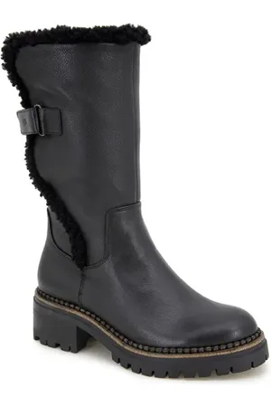 Kenneth Cole Bradford Faux Shearling Trim Boot in at Nordstrom, Size 6