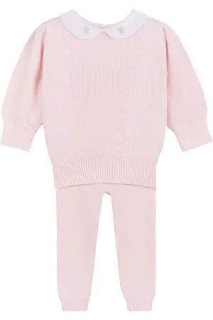Feltman Brothers Peter Pan Collar Cotton Sweater & Pants Set in at Nordstrom, Size 9M